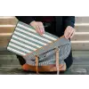 Strepen - Modern - Blauw laptophoes neopreen klein 279 -tas