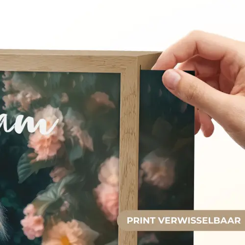 Paard - Natuur - Bloemen - Bos - Dieren Light Box met batterij (Wandlamp kind) middel -USP_websiteprintNL