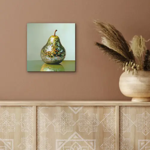 Fruit - Disco - Art - Glitter aluminium wit klein -sfeer4