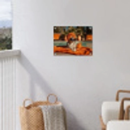 Chihuahua - Handdoek - Zonnebril - Oranje tuinposter los doek klein -sfeer8