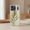 Dennentak - Naaldvormige bladeren - Lichtgroen Telefoonhoesje iPhone 17 Pro klein -sfeer2