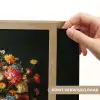 Goud - Bloemen - Kleuren - Vaas Light Box met batterij (Wandlamp) middel -USP_websiteprintNL