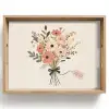 Bloemen - Quote - Beige - Lint Dienblad Rechthoek middel -z3d_shopping