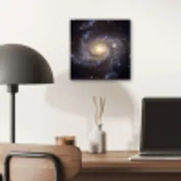 Kosmos - Sterrenstelsel - Donker aluminium wit klein -sfeer5