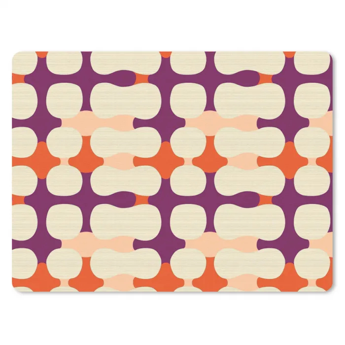 Modern - Patroon - Kleurrijk muismat rubber klein 262 -3d