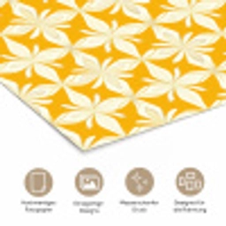 Patroon - Retro - Geel poster papier klein 62 -tcloseup_DE