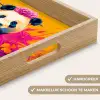 Kimono - Roze - Panda - Bloemenkroon Dienblad Rechthoek middel -USP_HandgreepNL