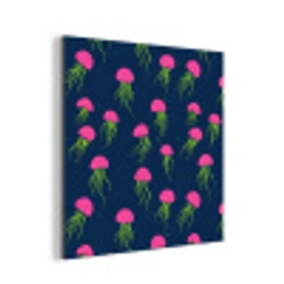 Kwallen - Diepzee - Neon aluminium wit klein 46 -3d