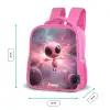 Roze Alien in Sterrennevel Kinderrugzak - Roze middel -productfoto_formaten