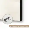 Minimalistisch - Landschap - Dimensie Textielframe zwart klein -USP_ophangsysteemNL