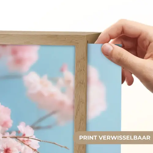 Takken - Bloesems - Roze Light Box met batterij (Wandlamp) middel -USP_websiteprintNL