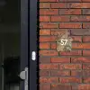 Verweerd hout - Traditioneel Naambord Huisje klein -sfeer2