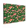 Groen - Rode - Kersen - Bladeren Tuinposter op houten frame 2 cm dik klein 845 -3d