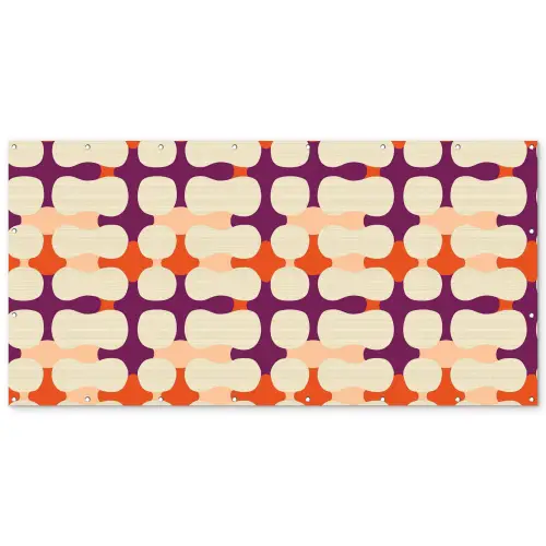 Modern - Patroon - Kleurrijk Balkonbeschermer Duitsland klein 596 -zz_3d
