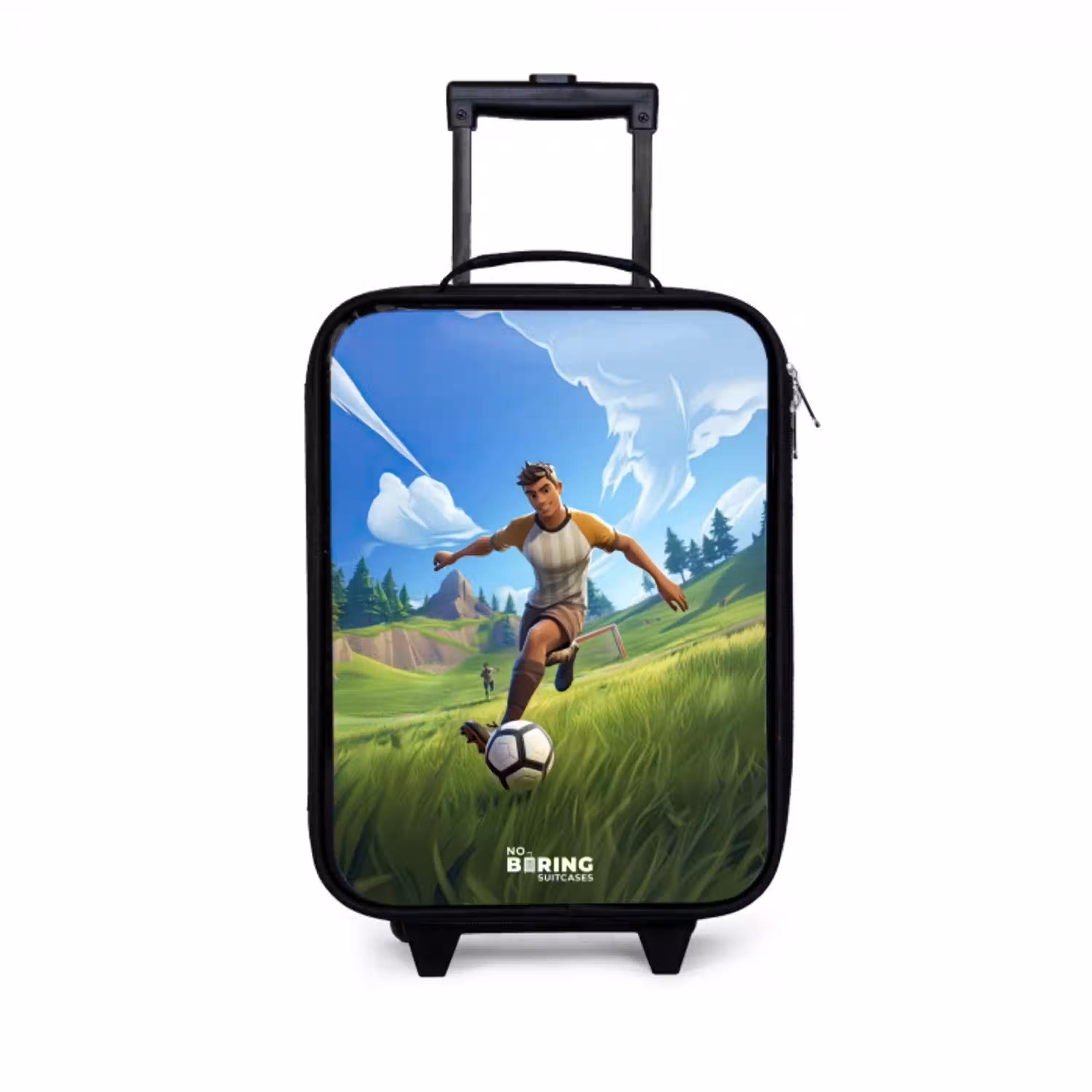 Voetbal - Jongen - Goal - Voetbaltenue Kinderkoffer - Zwart klein -3d