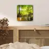 Bos - Landschap - Water - Bomen - Zon - Groen - Natuur plexiglas 5mm klein -sfeer4
