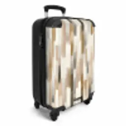 Abstract - Patroon - Kwaststreken NBS - Handbagage koffer - Volwassenen Unisex middel -productfoto_3d