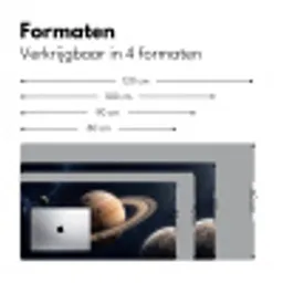 Planeten - Saturnus - Ruimte Muismat XXL klein -sfeer5