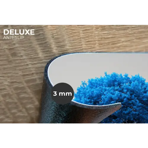 Boom - Natuur - Blauw - Zwart wit Placemat vinyl groot -closeup