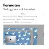 Vogels - Wit - Patroon Muismat XXL klein -sfeer5