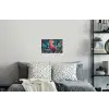 Kaketoe - Tropische bladeren - Tak Muursticker klein -slaapkamer