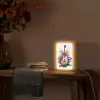 Gitaar - Graffiti - Muziek - Wit Light Box met kabel (Tafellamp) klein -sfeer4