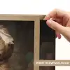 Vrouw - Barokjurk - Kauwgom Light Box met batterij (Wandlamp) middel -USP_websiteprintNL