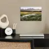 Berglandschap - Rivier - Bos poster papier klein -sfeer1