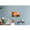 Boom - Landschap - Oranje Muursticker klein -plant