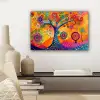 Boom - Levensboom - Abstract - Kleurrijk canvas 2cm klein -sfeer6