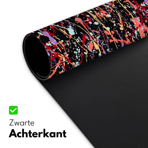 Spat - Abstract - Waterverf - Zacht Muismat XXL klein 681 -sfeer2
