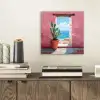 Zee - Roze - Cactus aluminium wit klein -sfeer1