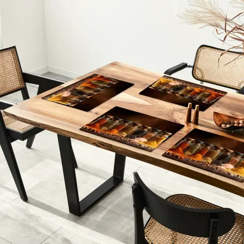 Potjes - Kruiden - Specerijen - Korrels Placemat vinyl groot -zzsfeer4_Kitchenyeah-website