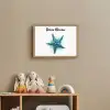 Zeester - Blauw - Spetters Light Box met batterij (Wandlamp kind) middel -sfeer2_kind