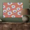 Bloemen - Grafisch - Oranje PET vilt klein 837 -sfeer2