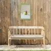 Groen - Appel - Strikje Tuinposter op houten frame 2 cm dik klein -sfeer4