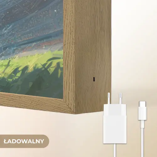 Stadion - Voetbal - Jongen Light Box met batterij (Wandlamp kind) middel -USP_websiteoplaadbaarNL