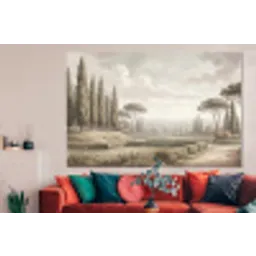 Vallei - Tuin - Natuur - Groen forex 5mm xxl -woonkamer