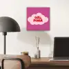Girl power - Wolk - Roze aluminium wit klein -sfeer5