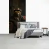 Beer - Bruin - Pak - Hoed fotobehang vinyl groot -slaapkamer