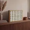Stervormen - Geometrisch - Zwart Light Box met batterij (Wandlamp) middel 907 -sfeer2