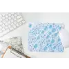 Schuim - Bubbels - Blauw muismat rubber klein -witbureau
