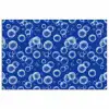 Bubbels - Patroon - Blauw poster papier klein -3d
