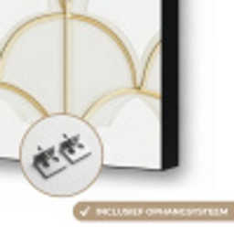 Mozaïek - Bogen - Goud Textielframe zwart klein 947 -USP_ophangsysteemNL