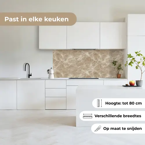 Bruin - Kristaladers - Marmer keuken achterwand 2 middel 871 -sfeer4_NL