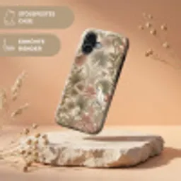 Tropisch - Vogels - Beige Toughcase MagSafe Apple iPhone 17 klein -USP_RandenV_DE