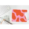 Vlekken - Rood - Roze - Patroon - Minimalistisch muismat rubber klein -witbureau