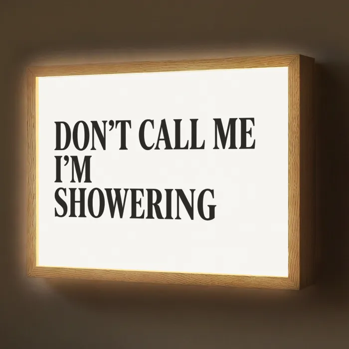 Tekst - Modern - Zwart - Wit Light Box met batterij (Wandlamp) middel -z3d_website