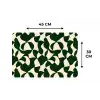 Groen - Organische vlakken - Crème Placemat vinyl groot 368 -specs