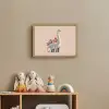 Dinosaurus - Planten - Beige - Stippen Light Box met batterij (Wandlamp kind) middel -sfeer2_kind
